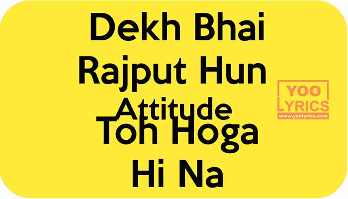 Rajputana Attitude Status