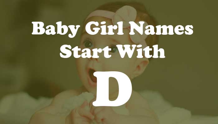 Baby Girl Names Start with D